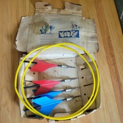 J A R T S Missile Game Most COMPLETE Set – Box + Rings + Darts