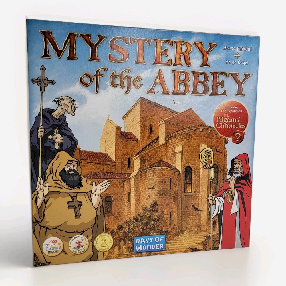 Vintage Mystery Of The Abbey Board Game Complete Days Of Wonder Deduction Crime