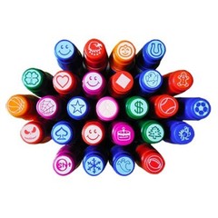 Bingo Daubers- Set of 6 -Assorted Bingo Delight Stamp 2 oz- Random Daubers